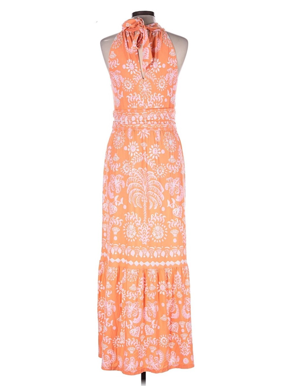 EUC Lilly Pulitzer Montecito Halter Maxi Dress, Large - Picture 3 of 4
